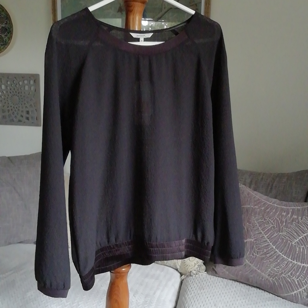 Sheer Black Blouse